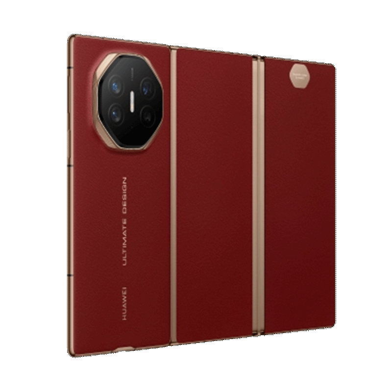 HUAWEI华为 Mate XT 非凡大师 华为三折叠屏手机超纤薄 岩脉纹理 10.2英寸超形态三折叠大屏 瑞红 16GB+512GB 官方标配
