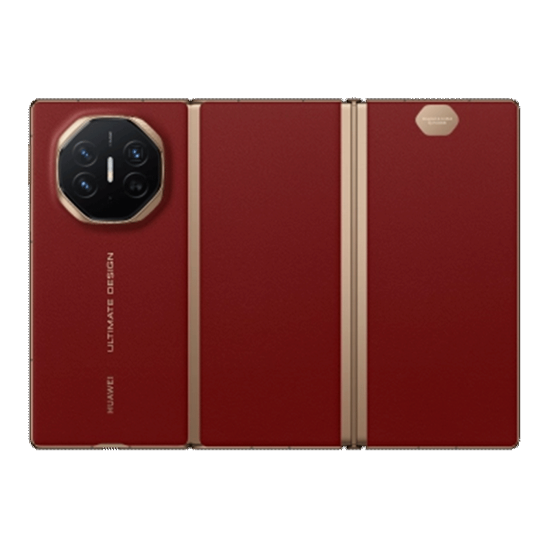 HUAWEI华为 Mate XT 非凡大师 华为三折叠屏手机超纤薄 岩脉纹理 10.2英寸超形态三折叠大屏 瑞红 16GB+512GB 官方标配